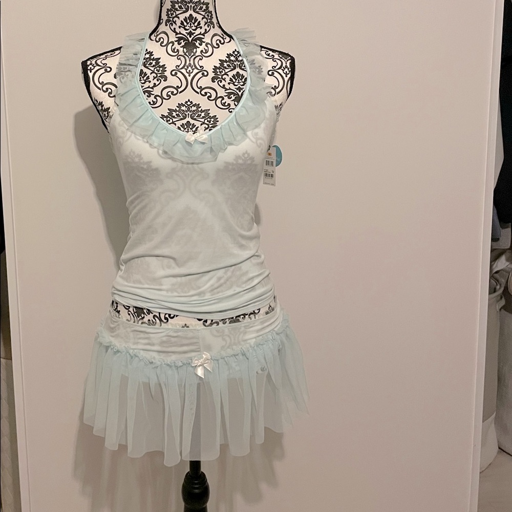 Romantic Tiffany blue ballerina nightie